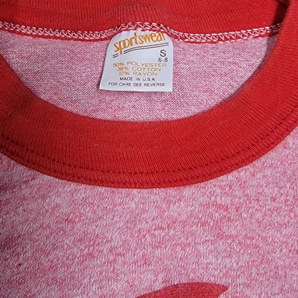 Vintage Authentic Kid's Red Banded World's Fair 1982 Shirt Size Small 6-8 - Picture 3 of 3